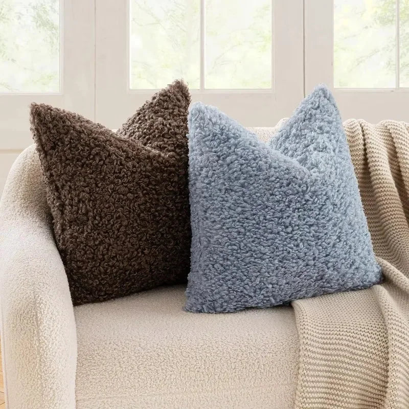 Housse coussin polaire