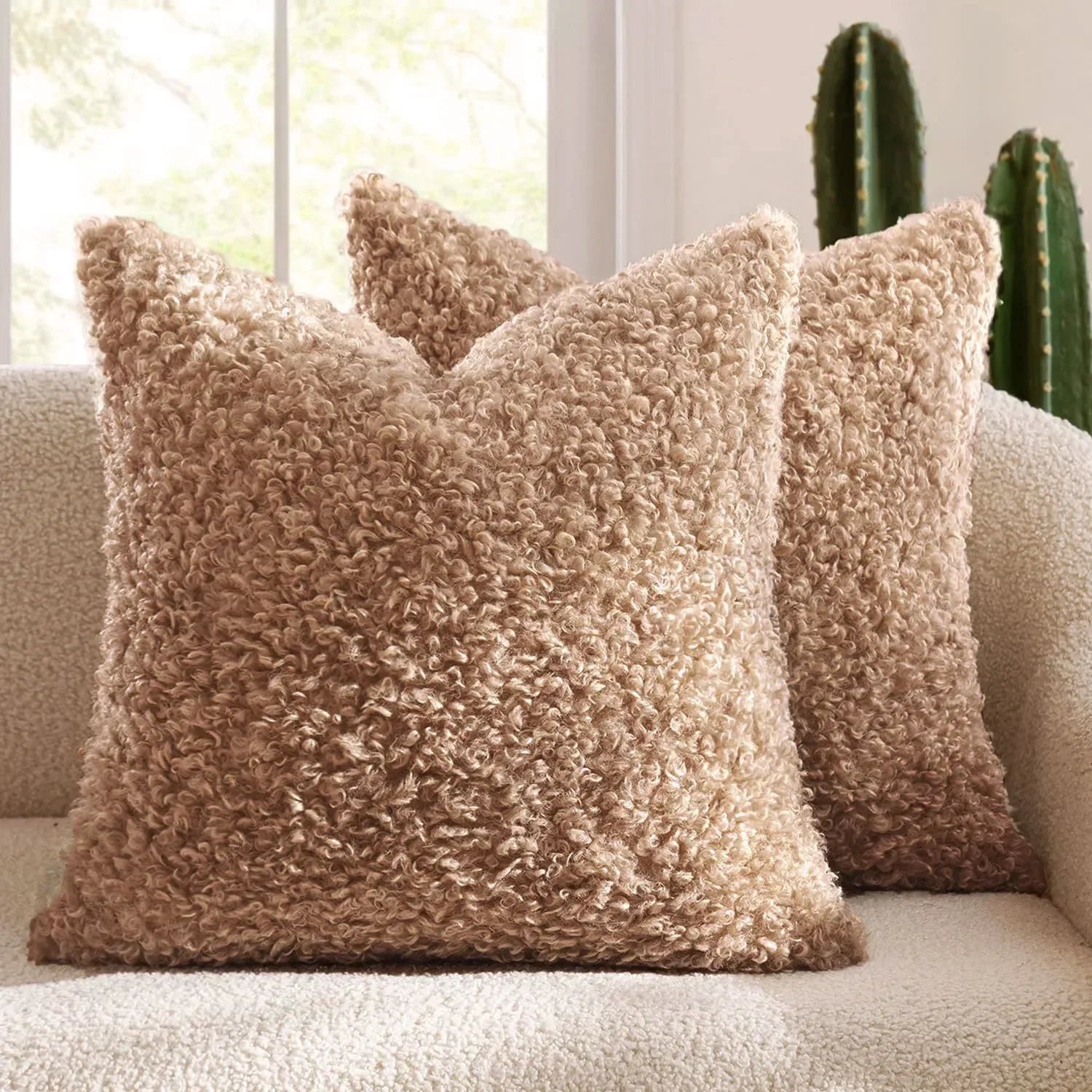 Housse coussin polaire