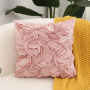 Housse de coussin 45x45 rose
