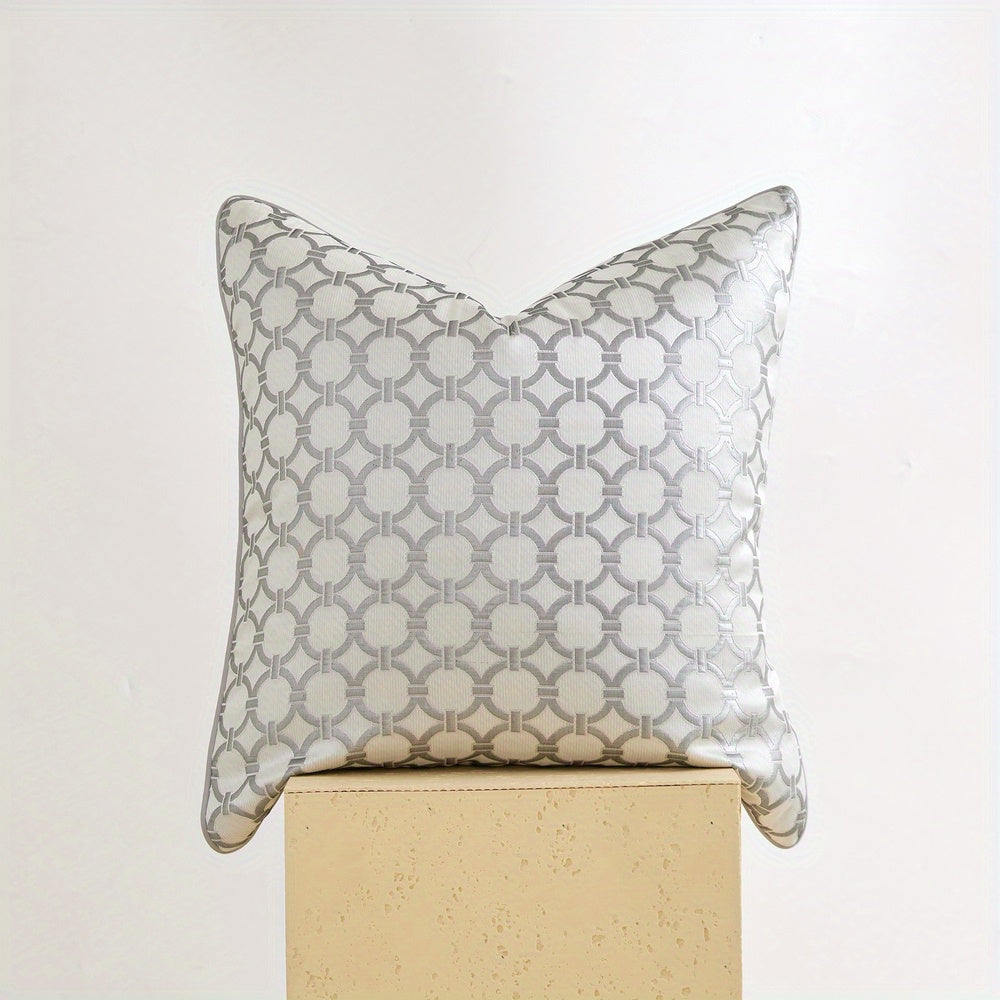 Housse de coussin argenté - 45x45cm