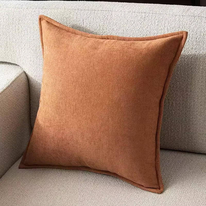 Housse de coussin brun - brun clair / 45x45cm