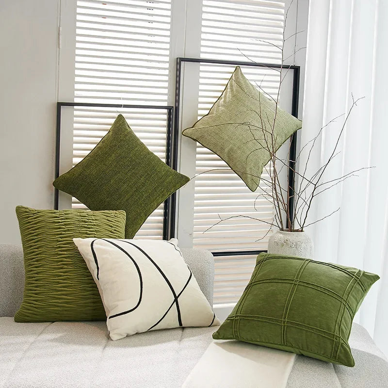 Housse de coussin canapé