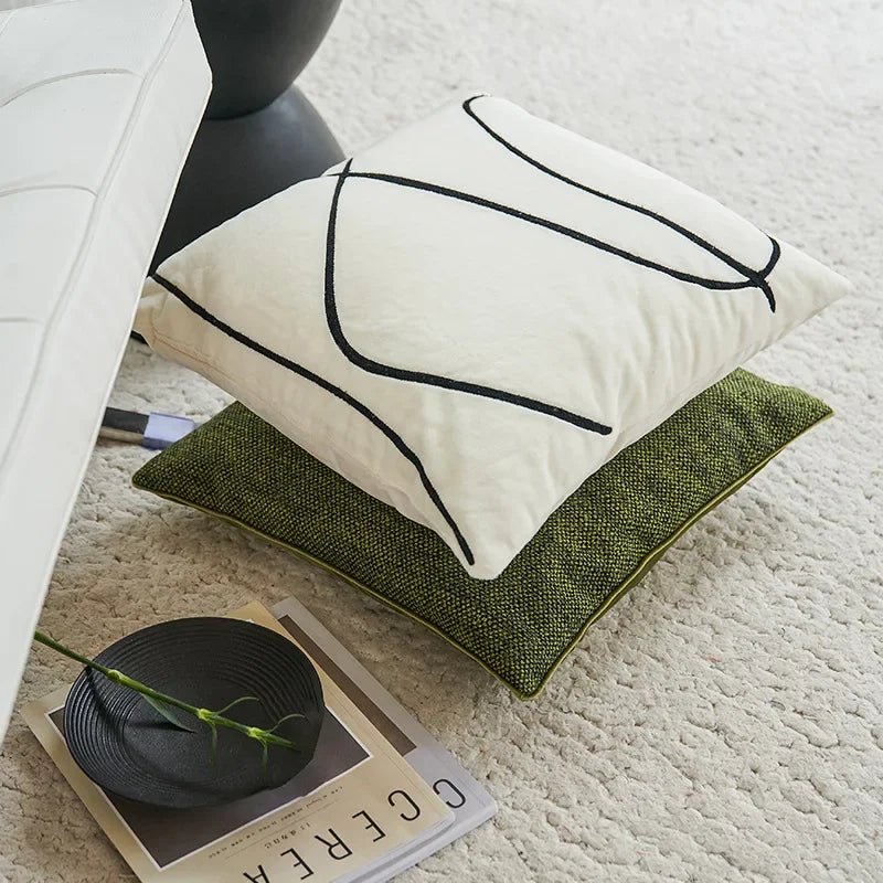 Housse de coussin canapé