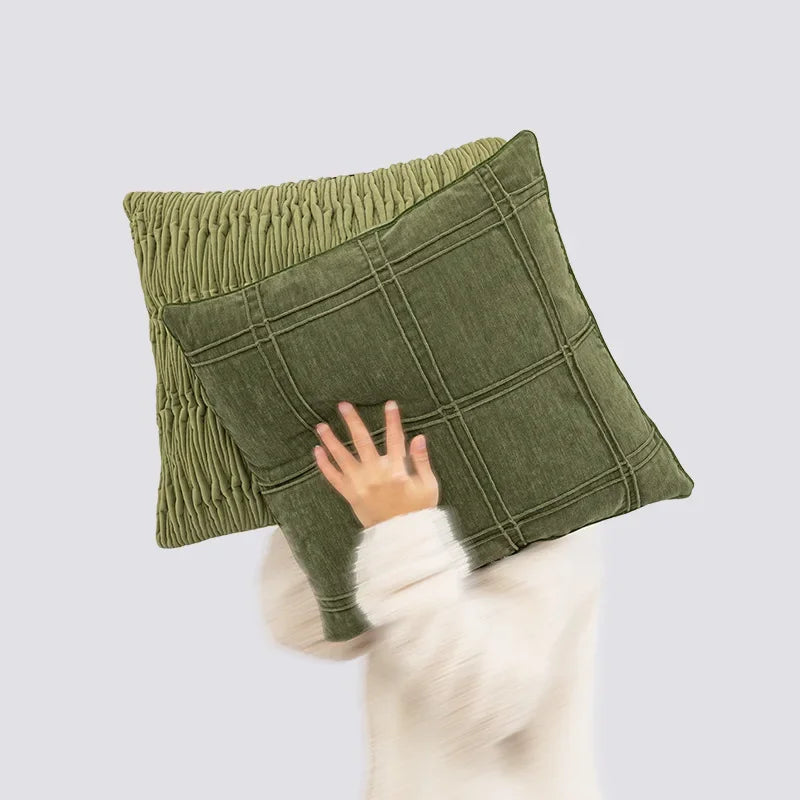 Housse de coussin canapé
