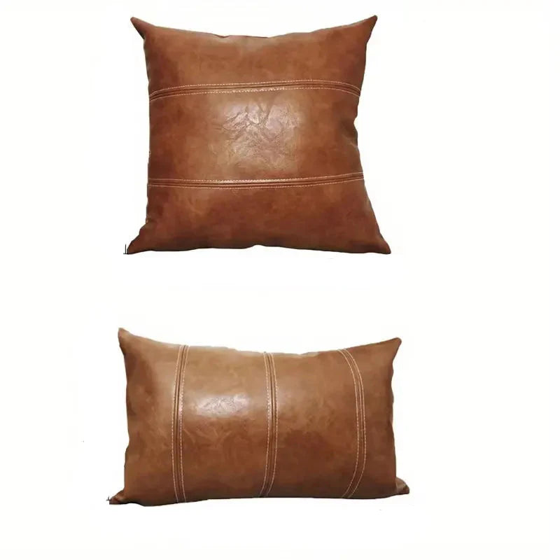 Housse de coussin cuir - 30x50cm