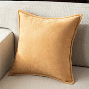 Housse de coussin jaune moutarde - 40x40cm