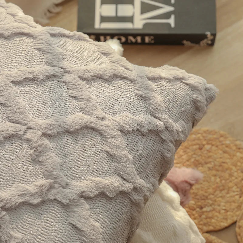 Housse de coussin laine