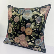 Housse de coussin motif fleurs