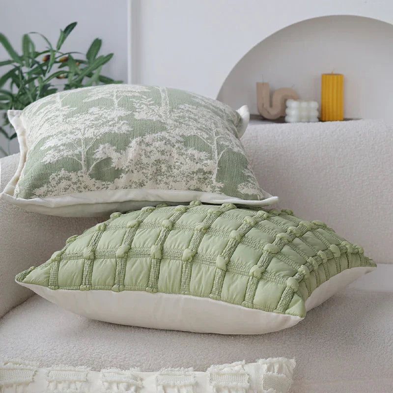 Housse de coussin motif
