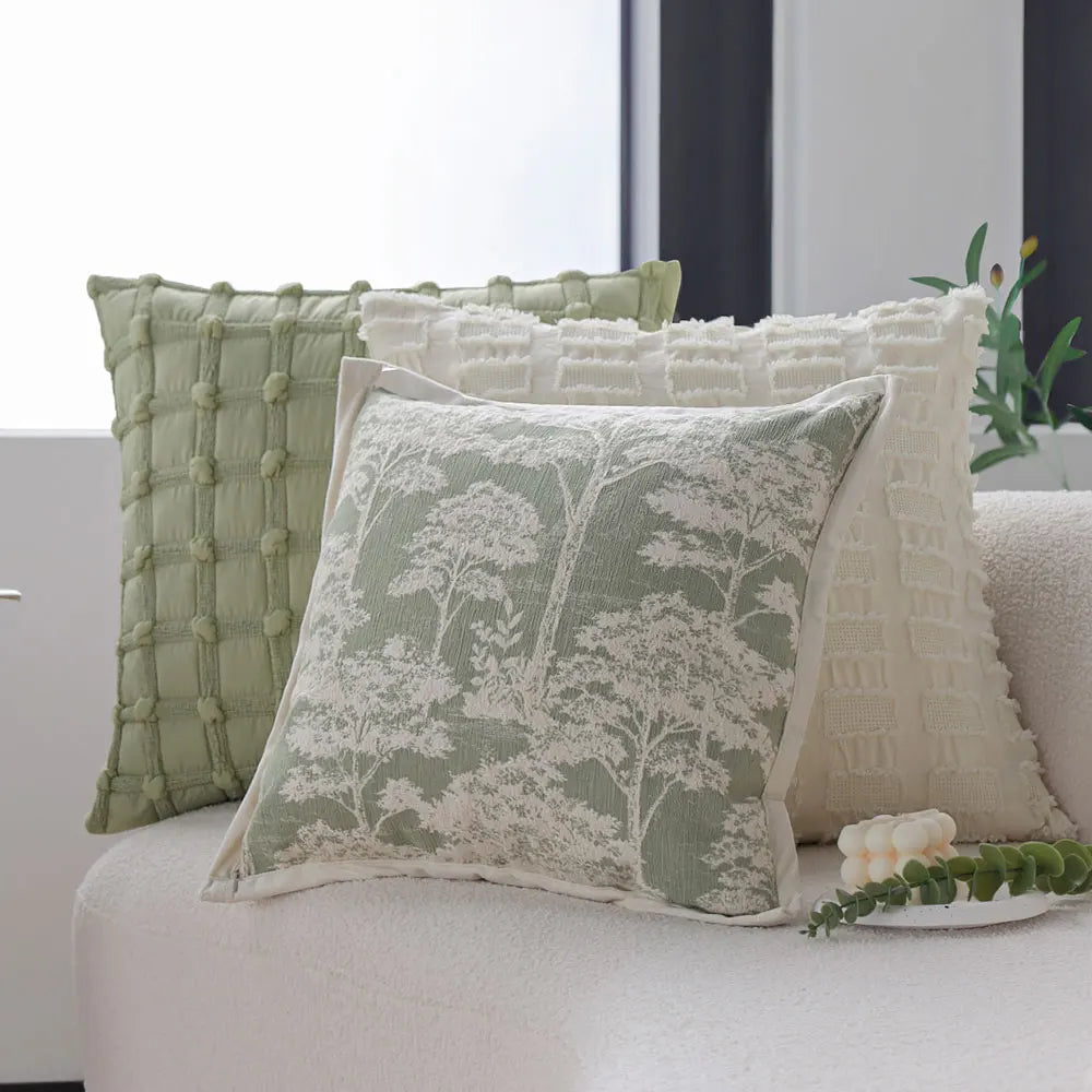 Housse de coussin motif