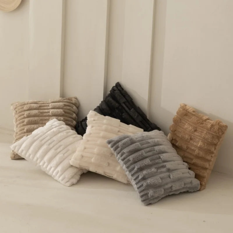 Housse de coussin polaire
