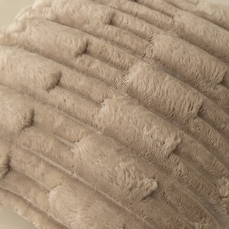 Housse de coussin polaire