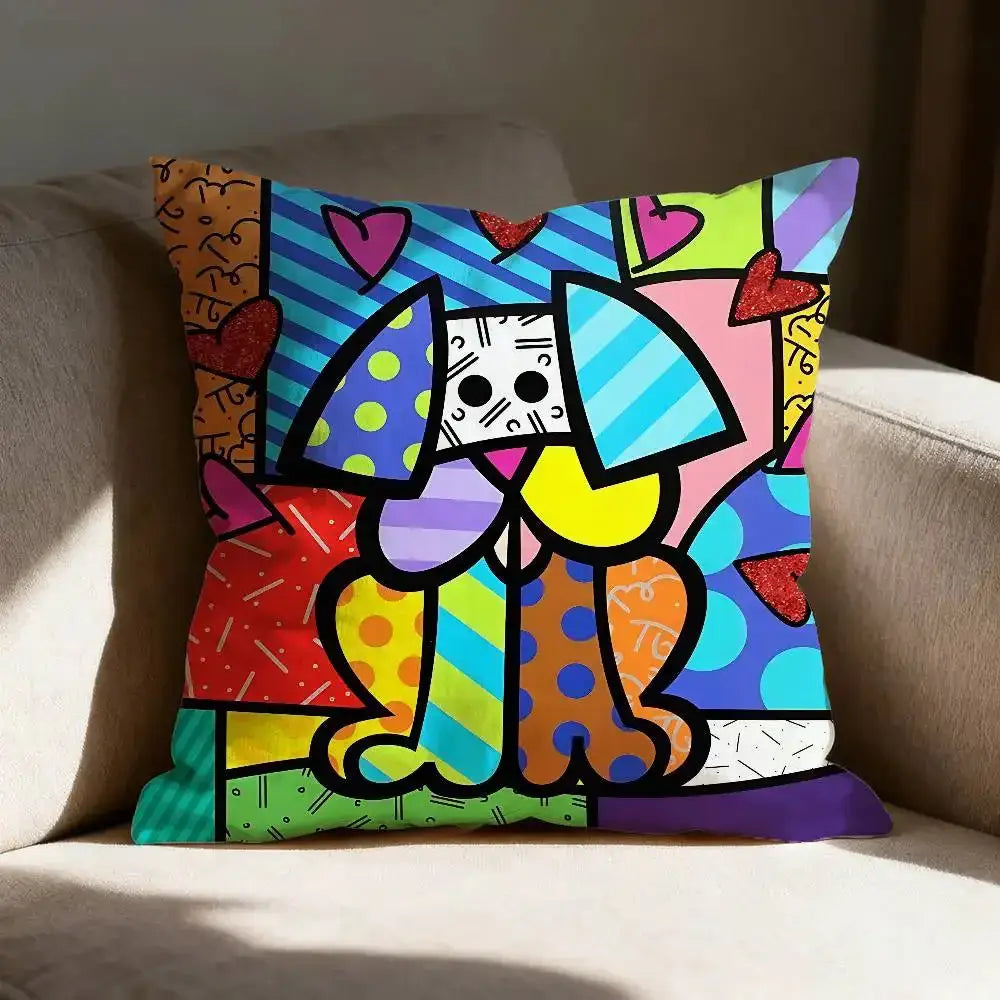 Housse de coussin pop art - 2
