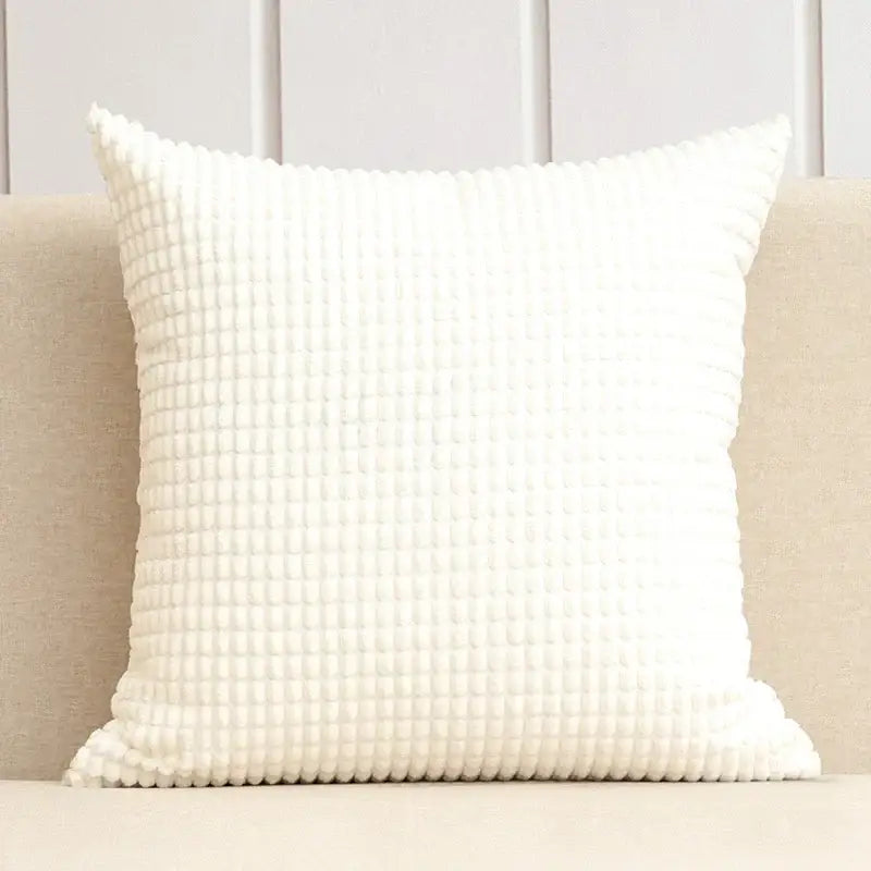 Housse de coussin pour canapé - blanc