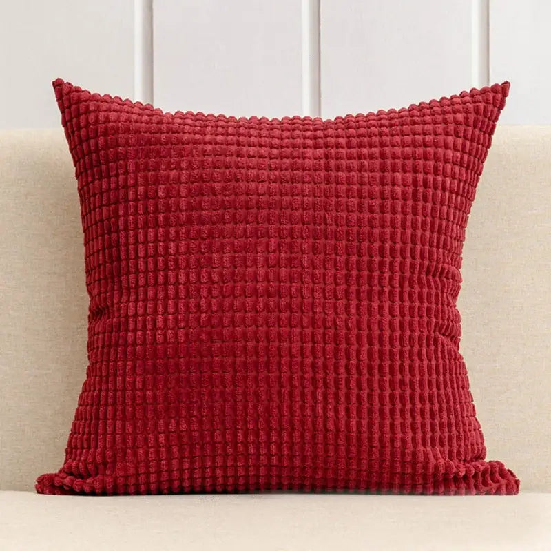 Housse de coussin pour canapé - rouge