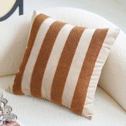 Housse de coussin rayures