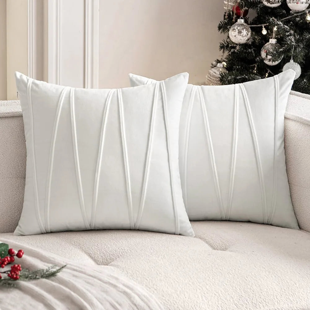 Housse de coussin velours