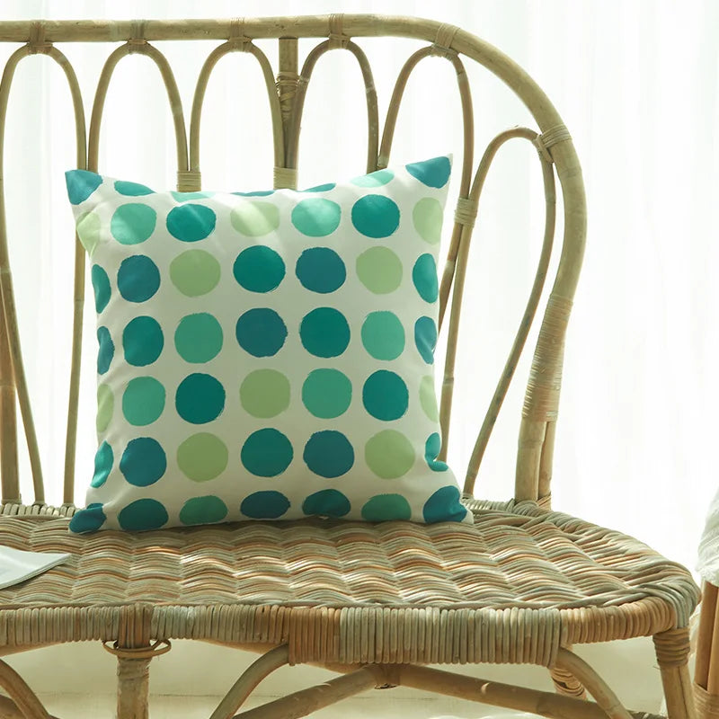 Housse de coussin vert sauge - 3