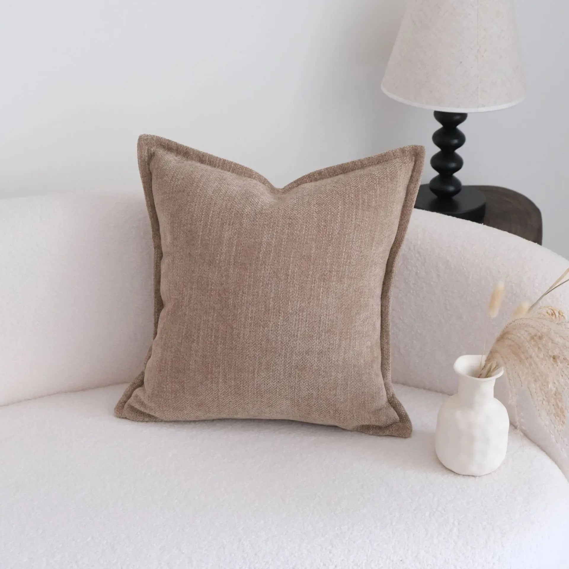 Housse de coussin vintage - beige / 30x50cm