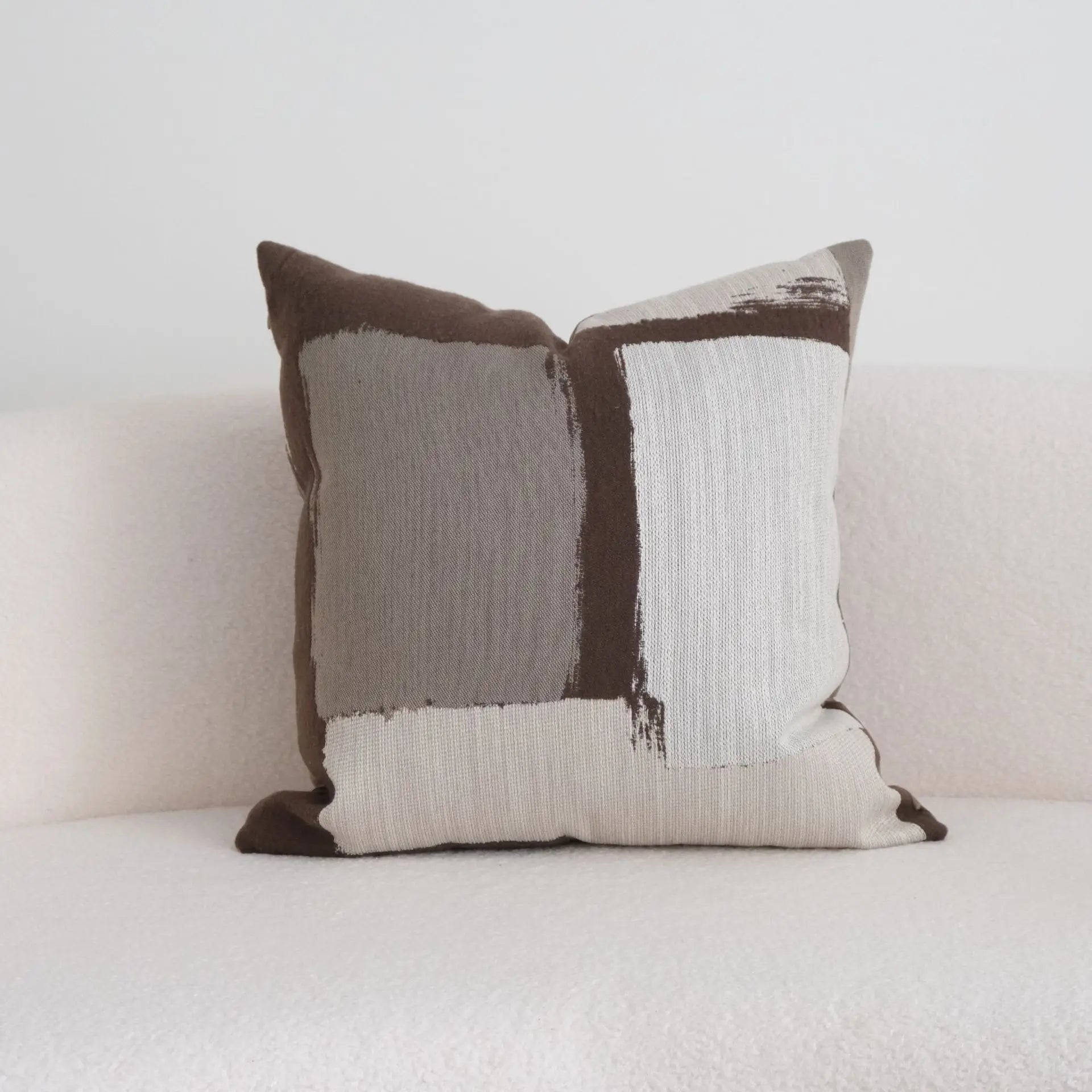 Housse de coussin vintage - café / 30x50cm