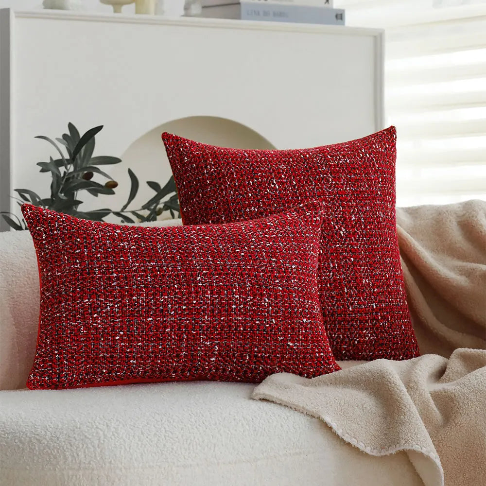 Housses de coussin rouge - 45x45cm