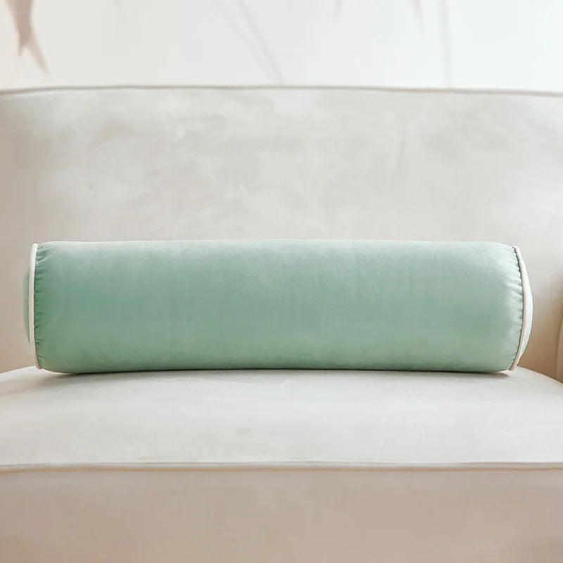 Longs coussins - vert clair