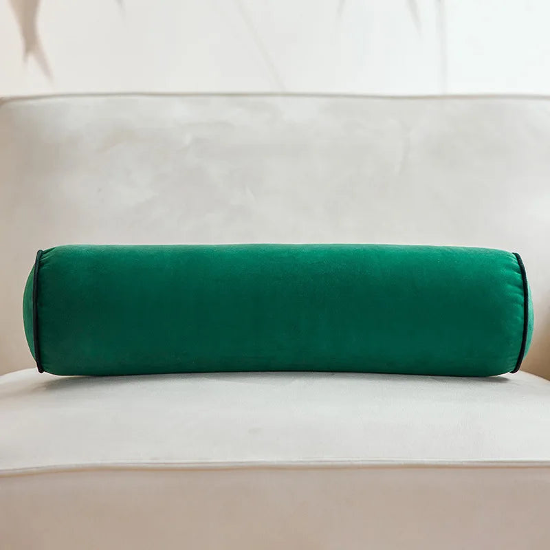 Longs coussins - vert foncé