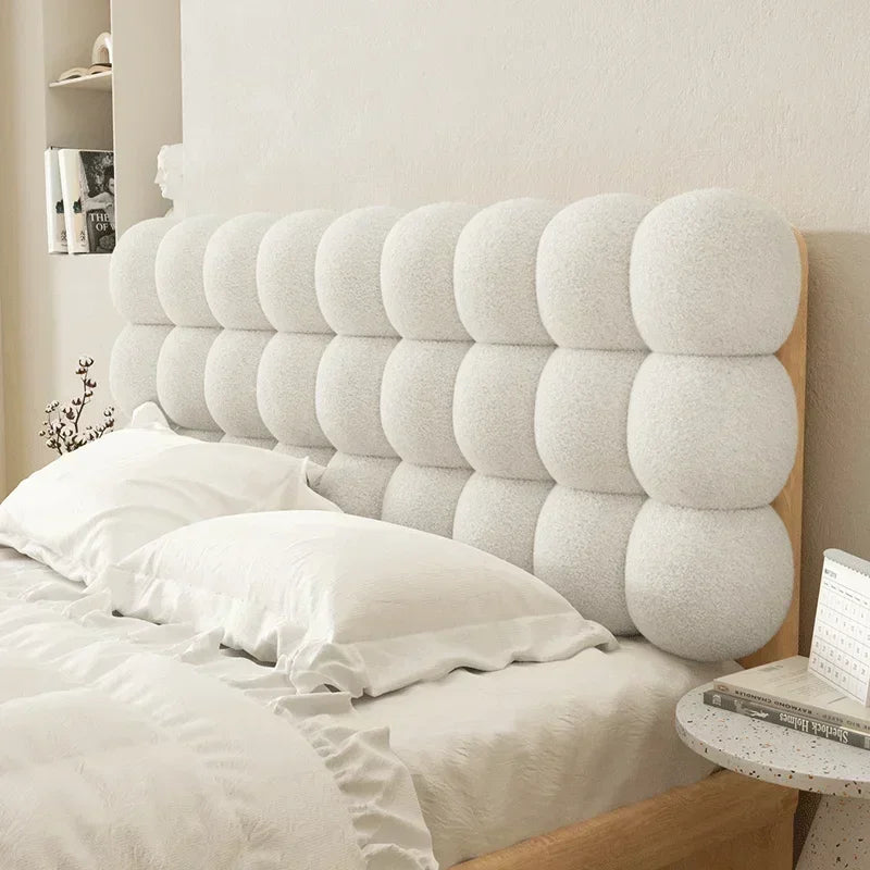 Tête de lit coussin géant - 90x60x10cm / blanc