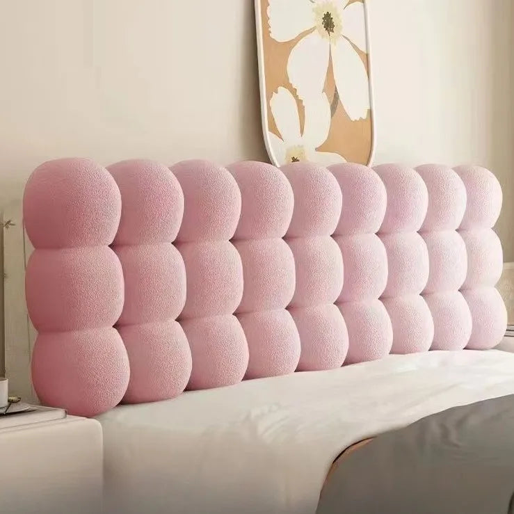 Tête de lit coussin géant - 90x60x10cm / rose